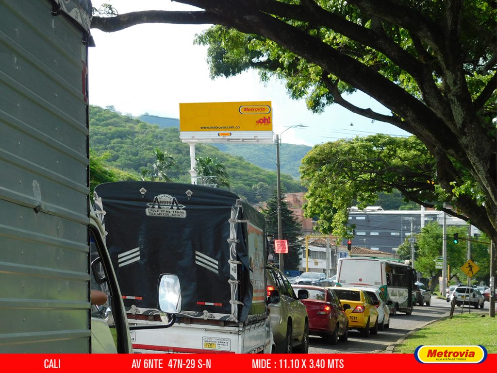 Av 6N # 47N - 29 Pan Norte S N Metrovia Cali