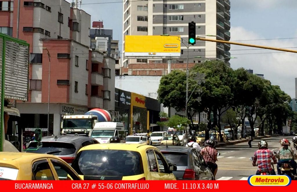 Cra27 # 55 – 06 Contraflujo Bucaramanga