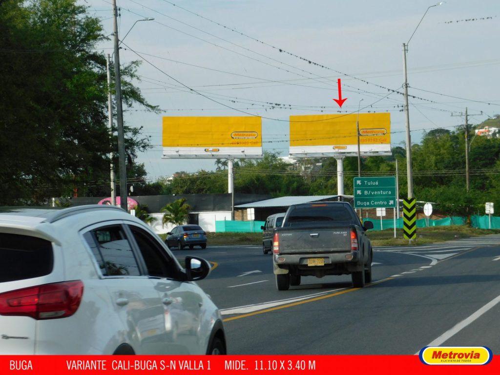 Variante Cali Buga de Sur a Norte